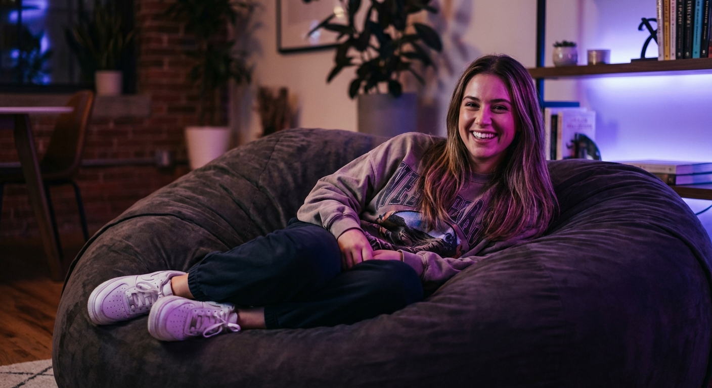 AI girlfriend app with memory showing cross-session recall in a chat conversation